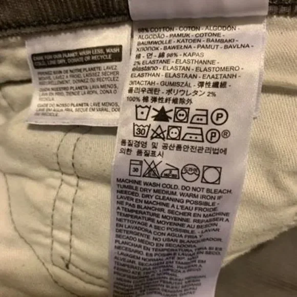 Levi’s 514 Size 36x30 Gray Corduroy Pants - Picture 6 of 7